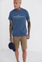 FUNKY BUDDHA-Ανδρικό t-shirt FUNKY BUDDHA μπλε