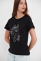 FUNKY BUDDHA-Γυναικείο t-shirt FUNKY BUDDHA μαύρο