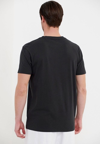 FUNKY BUDDHA-Ανδρικό t-shirt FUNKY BUDDHA μαύρο