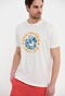 FUNKY BUDDHA-Ανδρικό t-shirt FUNKY BUDDHA λευκό