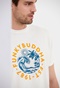 FUNKY BUDDHA-Ανδρικό t-shirt FUNKY BUDDHA λευκό