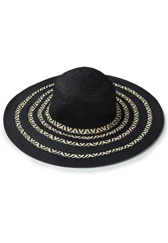 FUNKY BUDDHA-Γυναικείο καπέλο FUNKY BUDDHA μαύρο λευκό