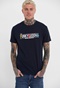 FUNKY BUDDHA-Ανδρικό t-shirt FUNKY BUDDHA μπλε