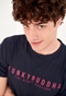 FUNKY BUDDHA-Ανδρικό t-shirt FUNKY BUDDHA μπλε