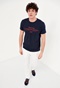 FUNKY BUDDHA-Ανδρικό t-shirt FUNKY BUDDHA μπλε ναυτικό