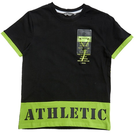 ADMIRAL-Παιδικό t-shirt Admiral Kesk μαύρο πράσινο