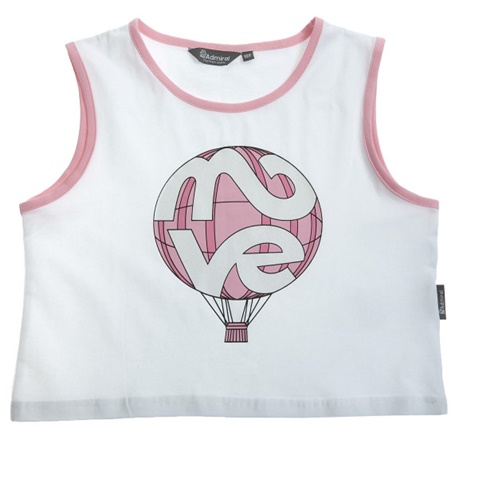 ADMIRAL-Παιδικό αμάνικο top Admiral ΠαιδικόTank Vokel λευκό