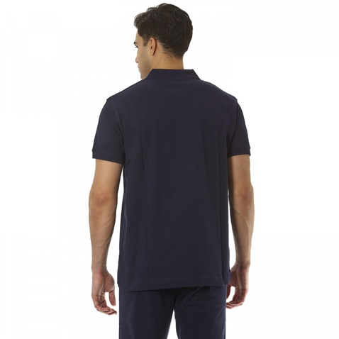 ADMIRAL-Ανδρική κοντομάνικη polo μπλούζα Admiral ναυτική μπλε