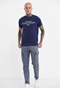 FUNKY BUDDHA-Ανδρικό t-shirt FUNKY BUDDHA μπλε