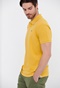 FUNKY BUDDHA-Ανδρική polo μπλούζα FUNKY BUDDHA κίτρινη
