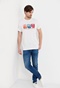 FUNKY BUDDHA-Ανδρικό t-shirt FUNKY BUDDHA λευκό