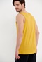 FUNKY BUDDHA-Ανδρική αμάνικη μπλούζα FUNKY BUDDHA κίτρινη