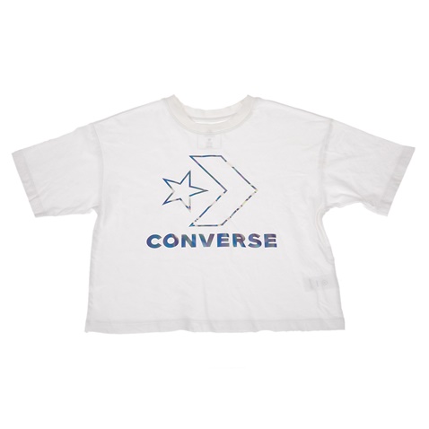 CONVERSE-Παιδικό t-shirt CONVERSE λευκό