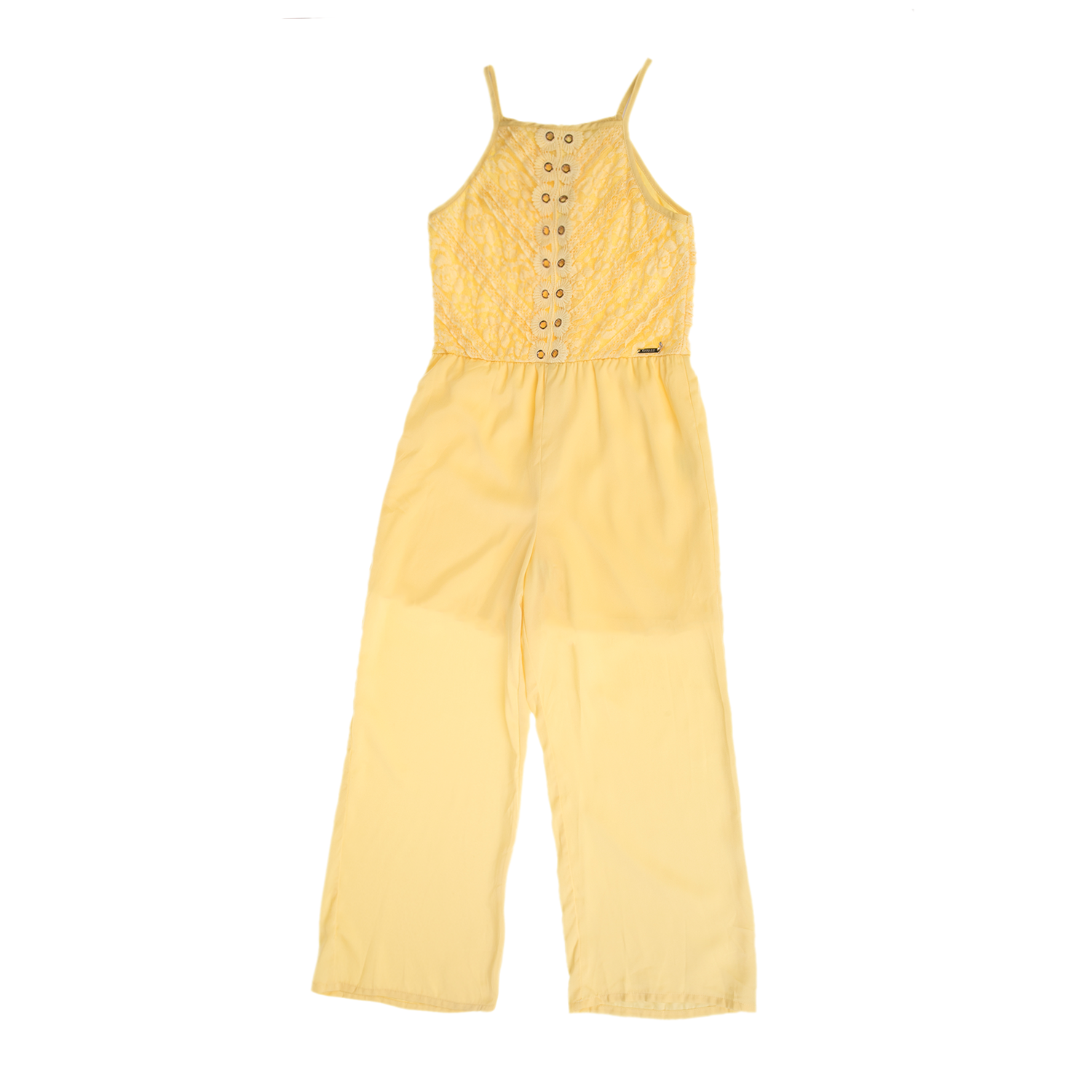 GUESS Παιδική ολόσωμη φόρμα GUESS κίτρινη