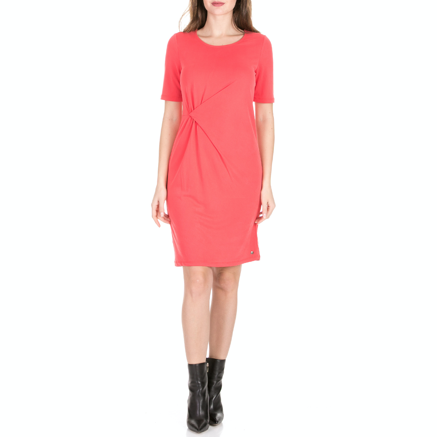 Γυναικεία/Ρούχα/Φορέματα/Μίνι GARCIA JEANS - Γυναικείο mini φόρεμα GARCIA JEANS κόκκινο